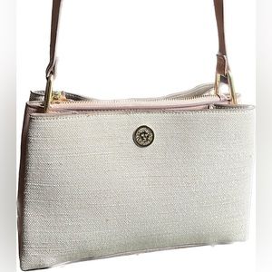 Anne Klein Cream and Pink Crossbody